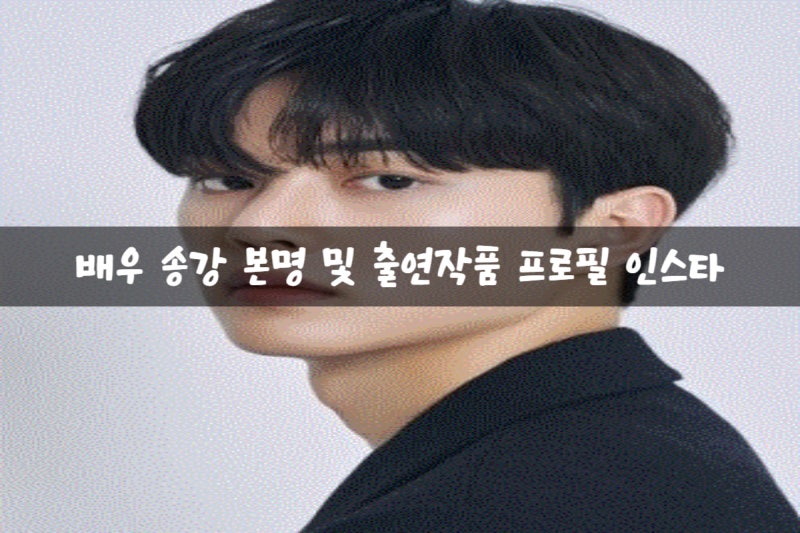 송강 본명 및 출연작품 프로필 과거사진 스위트홈 엉덩이 노출