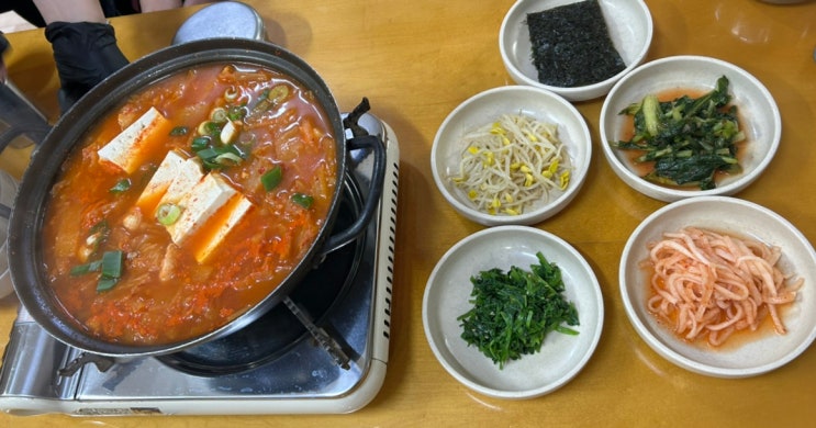  동대문/ 동묘 장가네시골보리밥 (김치찌개, 해물파전)