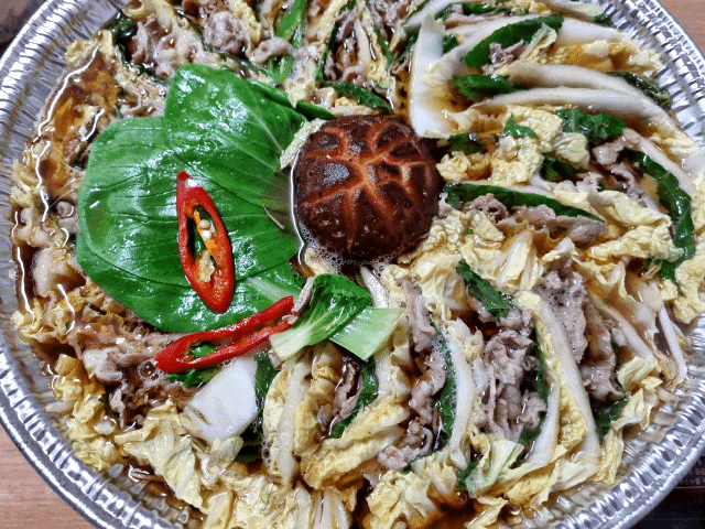  [홈플러스 밀키트]손쉬운 조리법 4인분 밀푀유나베 맛있다.