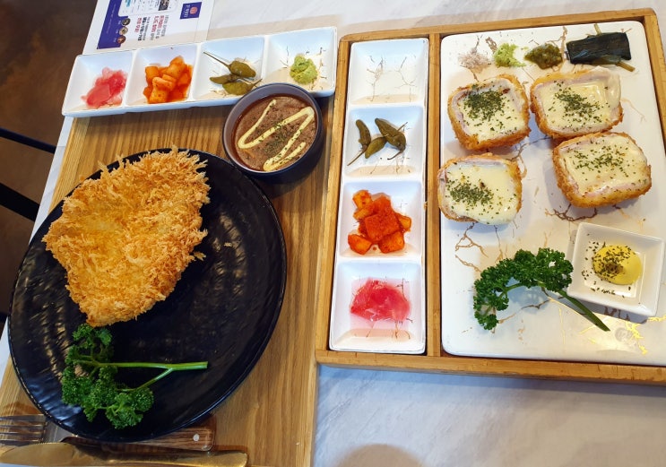 어린이대공원역 맛집 세종대 맛집 돈카와치 돈까스 대박