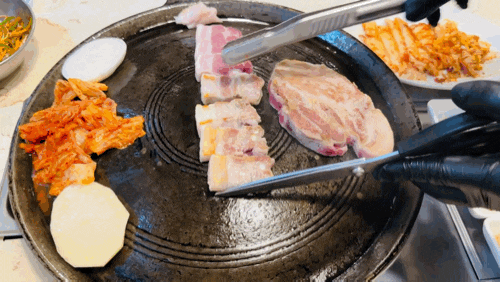  압구정로데오 고기 압구정진주 | 신사동 맛집 삼겹살 연말모임 추천
