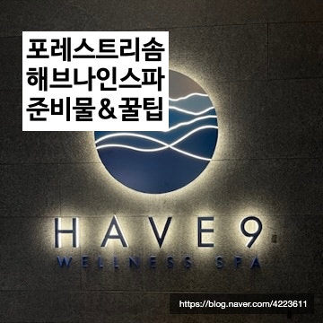  제천 포레스트 리솜 해브나인스파 할인 & 준비물 & 주의사항 총정리! (꿀팁 많음 주의, 리솜 스파 겨울 후기)