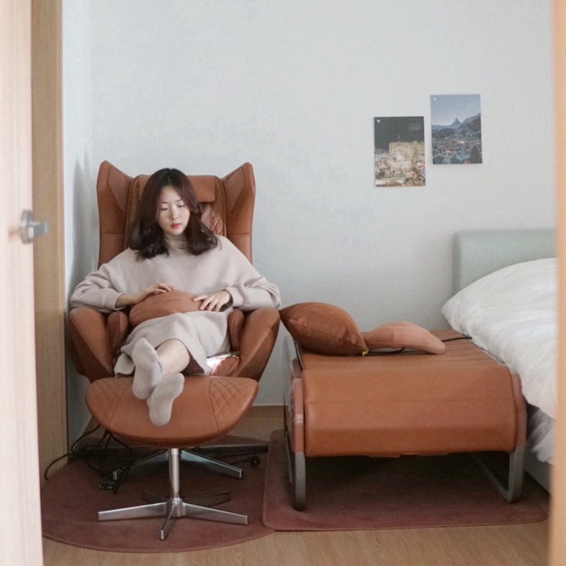 헬스+인테리어 다 갖춘 예쁜 안마의자 세라젬 파우제 M4 & 마스터 V7 ♀️