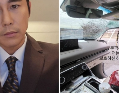 <b>정태우</b>, 파손된 차량 공개 "문짝 날아갔지만 멀쩡"