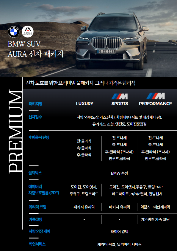 BMW X5 45E 후퍼옵틱 프리미엄 나노 세라믹 신 차 패키지(12월 12일~31일까지 이벤트)