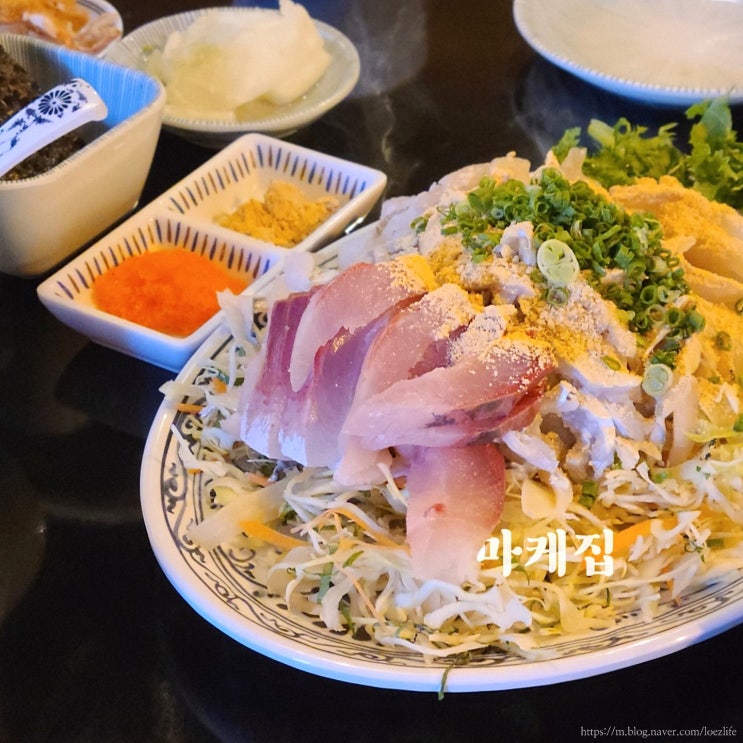 단계동 맛집 원주 마케집에서 자연산막회 즐기기