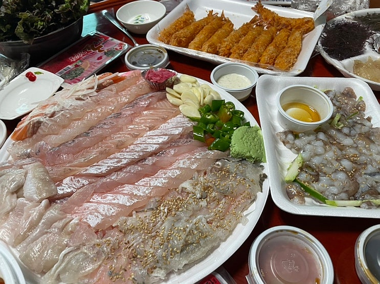  원주 횟집 100번은간 바다별마켓 회포장 가성비최고