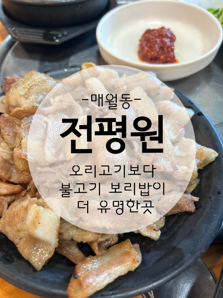 열무쌈보고 군침돌아 가본 매월동 보리밥맛집 전평원참한고기 오리고기