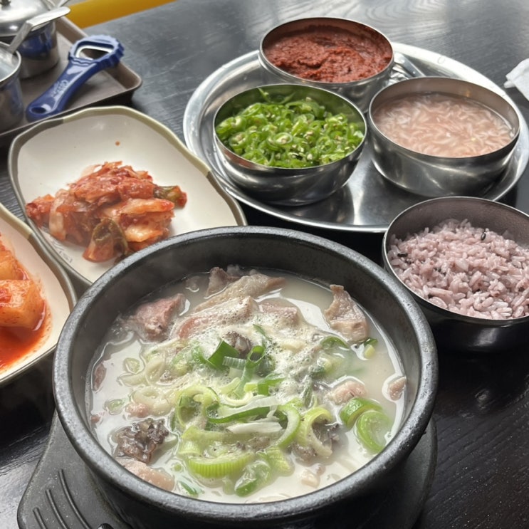 인계동국밥 맛집 병천토종순대국 순대국 점심 혼밥후기