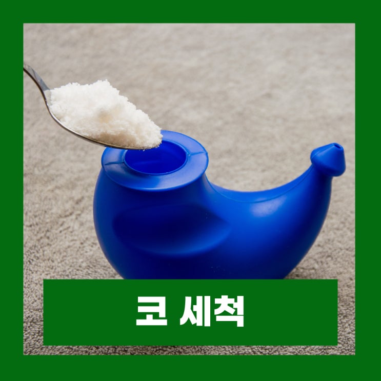  코 세척 효능 부작용 식염수 비강 세척기 사용법 주의사항