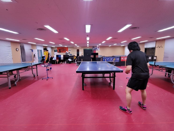  일본 오사카 난바 탁구장 GANE TTC 일본에서 태풍일때 탁구치러간 후기