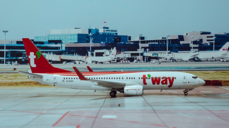  1:200 Jfox T'way Air 티웨이 항공 B737-800 HL8300 다이캐스트 모형