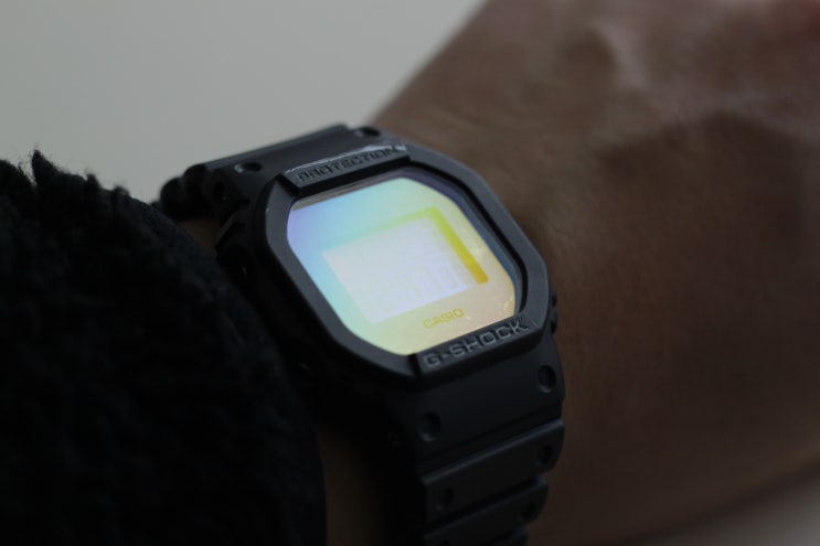  초등학생 카시오 G-SHOCK 지샥 무지개 손목시계 추천
