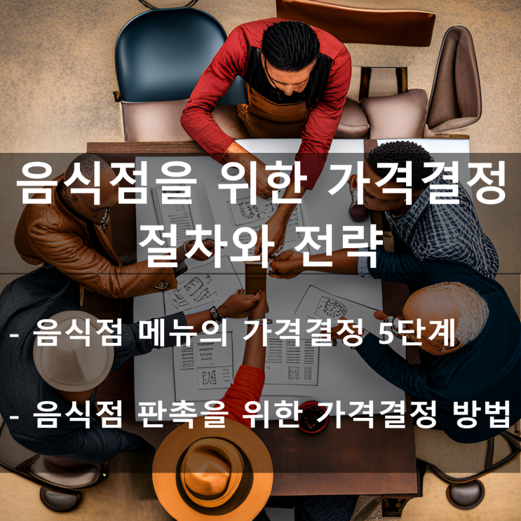  김영갑 교수님의 [성공창업을 위한 음식점 마케팅] 음식점을 위한 가격 결정 절차와 전략