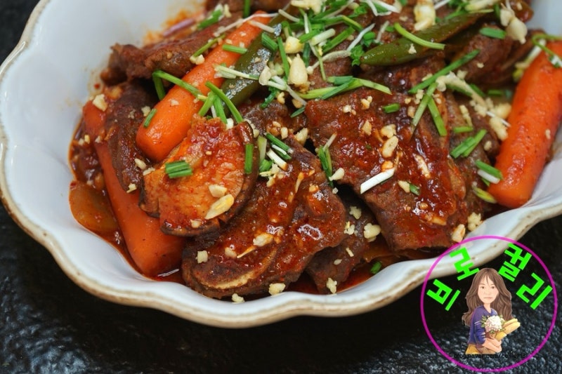 매운 소갈비찜 레시피 LA갈비찜 양념 매운 소갈비찜 양념 LA갈비 요리 연말 손님초대요리