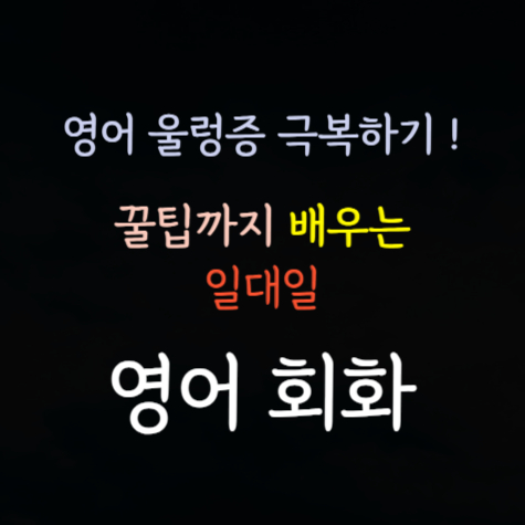  거제 왕초보 영어회화 옥포 성인영어 직장인 비즈니스 기초부터