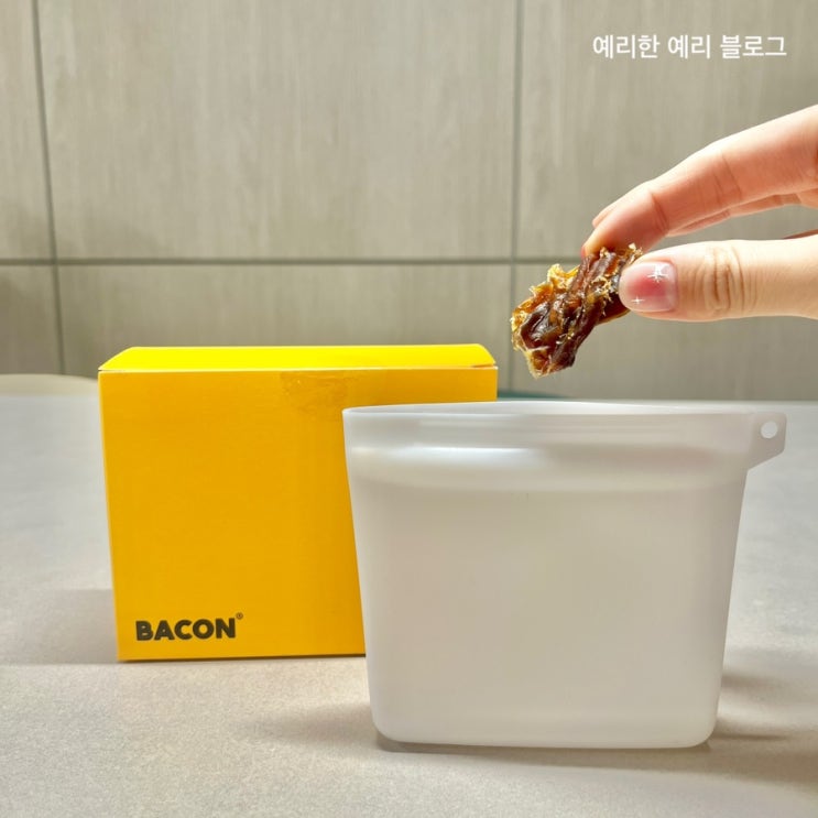  [베이컨박스] 실리콘 트릿 파우치 내돈내산 간단후기! / 산책템 추천 / 댕육아도 템빨️
