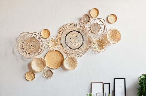 자연 소재의 매력, 라탄 벽장식 DIY로 공간에 따뜻함 불어넣기