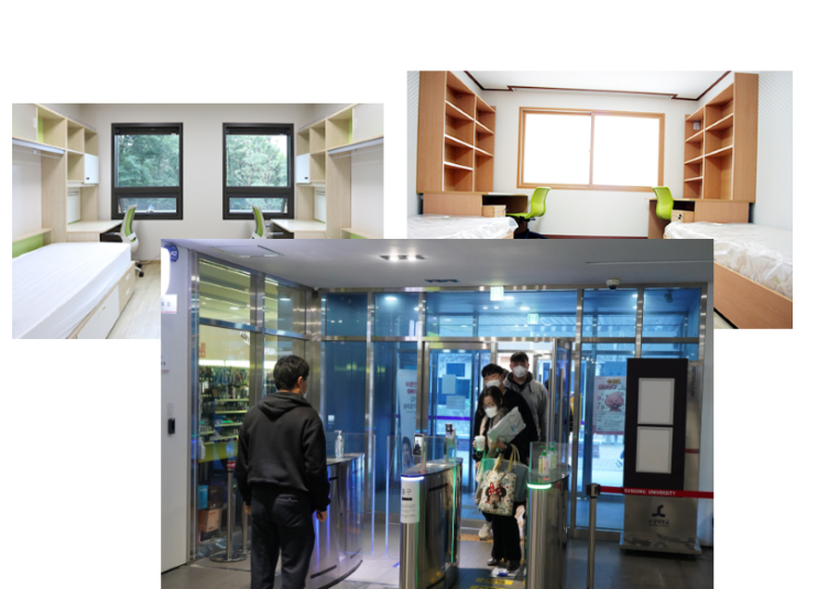  대학교 기숙사 출입통제시스템 안면인식기와 BLDC게이트