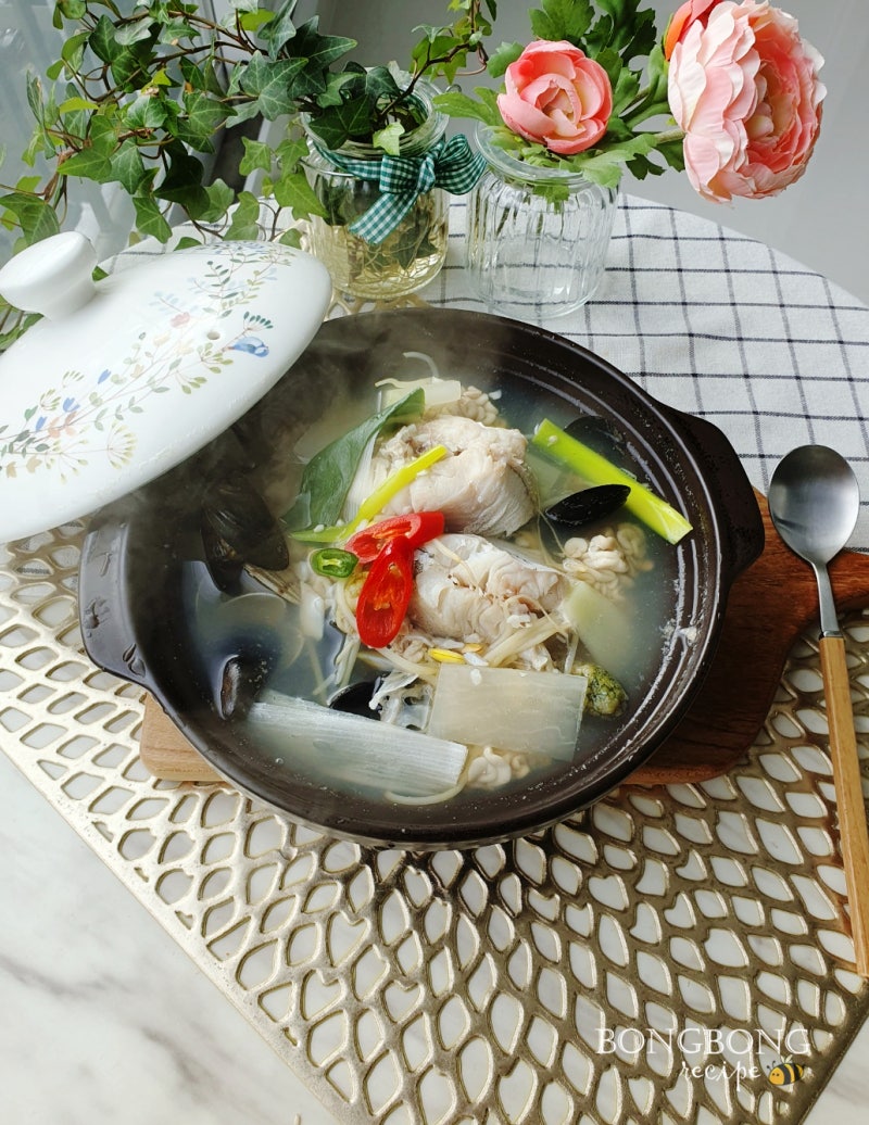 생대구탕 끓이는법 제철 맑은 대구 지리탕 끓이는법