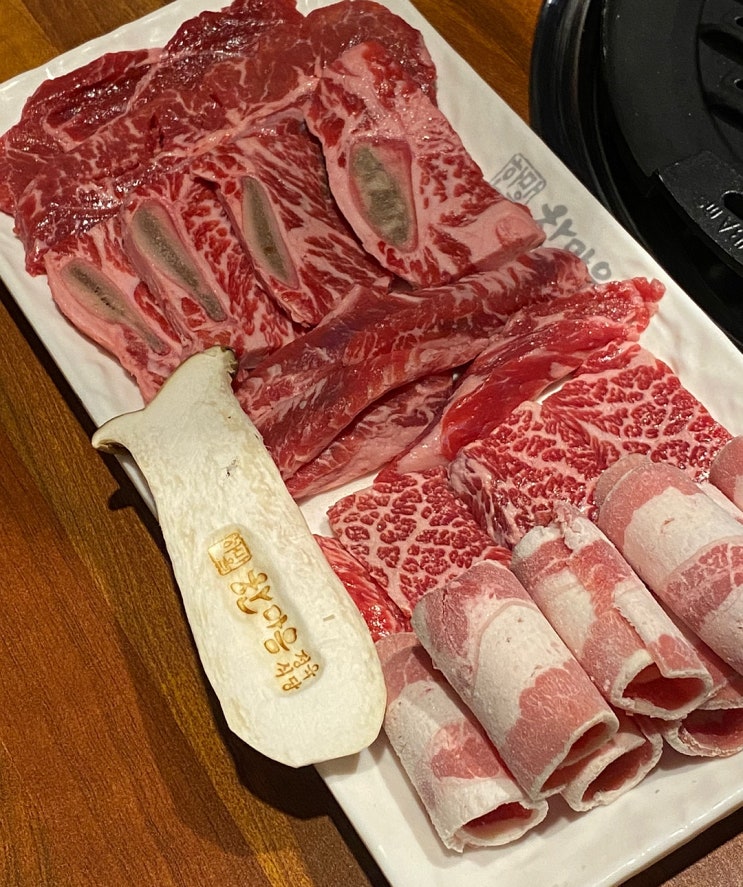  울산 북구 모임 하기 좋은 숙성 고깃집 '한마음 정육식당'