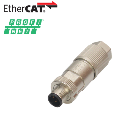  EMI 차폐형 IDC M12 쉴드 콘넥터 M12D-Q 시리즈