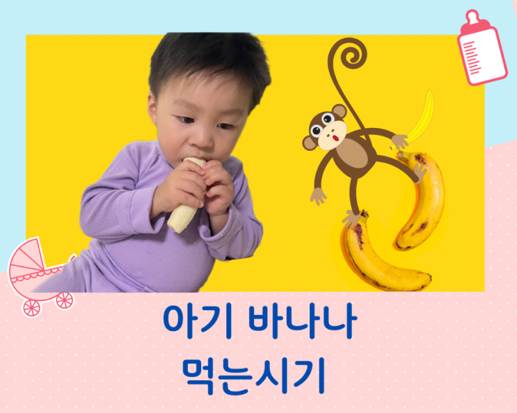  아기 바나나 먹는 시기와 효능 보관방법