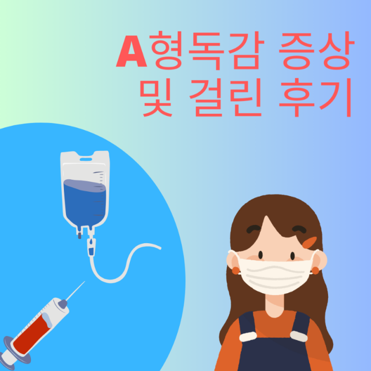  A형 독감 증상 및 직접 걸린 후기 (ft. 전염성, 후유증 등)