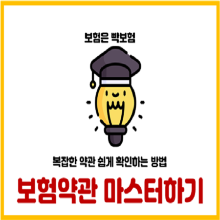  보험약관 잘보는 정확한 방법