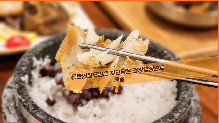  [오산 봄설] 동탄연말모임은 자연담은 건강밥상으로