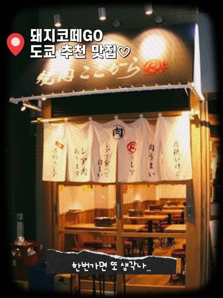  [돼지코떼GO] 일본자유여행_도쿄여행_야키니쿠_긴자_도쿄맛집_신주쿠_야키니쿠코코카라R_쓰키지시장_쓰키지시장맛집