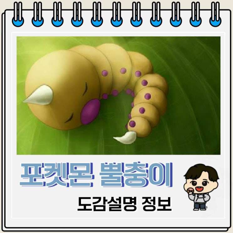 포켓몬스터 뿔충이 도감설명 정보