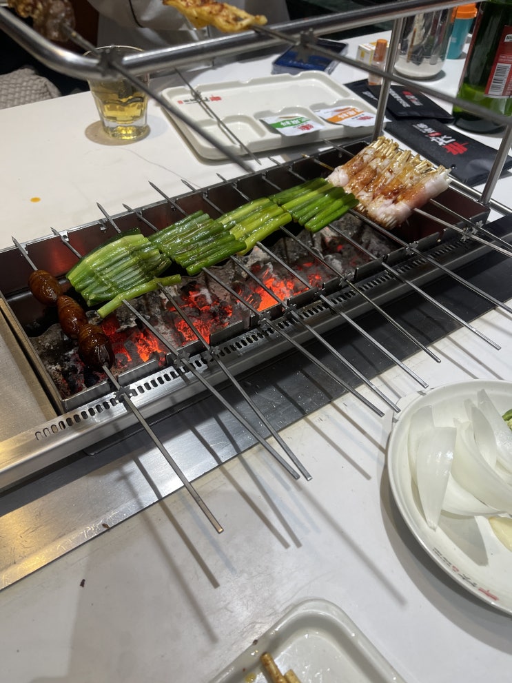  오랜만에 동북 꼬치집 광저우 웬징루 풍무꿤성