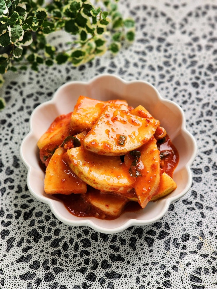  백종원 석박지 만들기 무우김치요리 국밥집식당 깍두기 담그는법