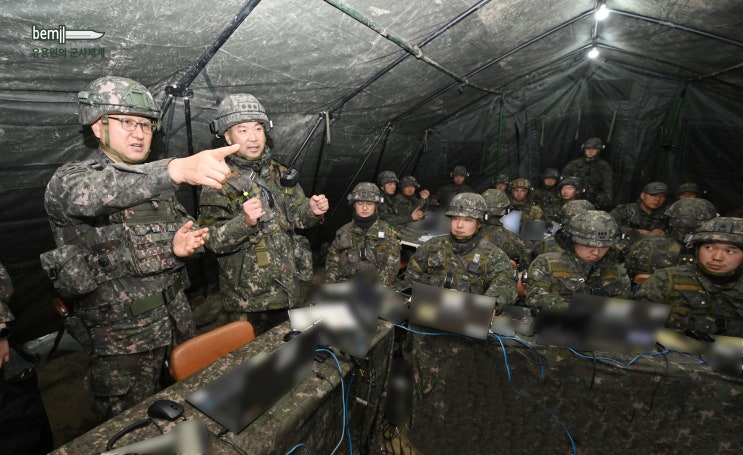 <b>박안수</b> 육군<b>참모총장</b>, 한미 연합 KCTC훈련 현장지도 / 육군 제공