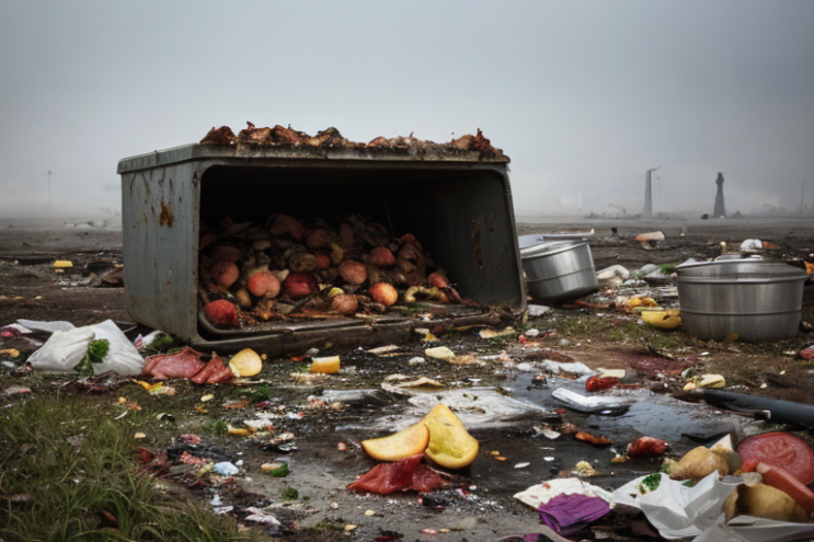 [Ai Greem] 환경 오염 065: Free commercially available images of Food Waste, Waste of Food