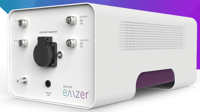  emzer, EMSCOPE, EMI리시버,   최대 110MHz의 전도성 방출을 측정하기 위한 완전통합형 시스템. 효과적인 필터 설계를 위한  빠르고 정확한 EMI 측정