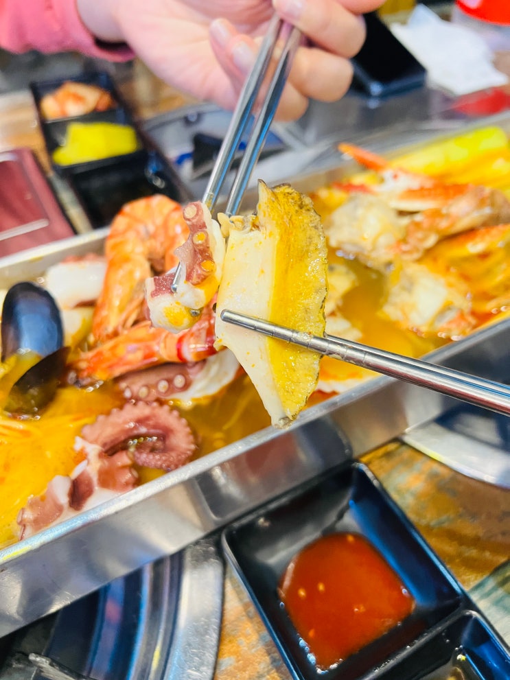  함덕해수욕장 해물라면 맛집추천 문개항아리