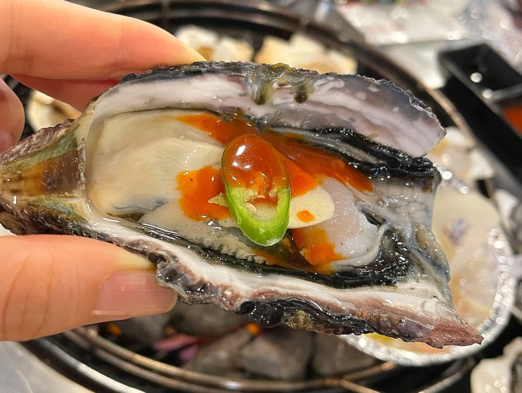 문정동 맛집:) 산지직송 싱싱한 석화 하프셀 '범고래조개구이'