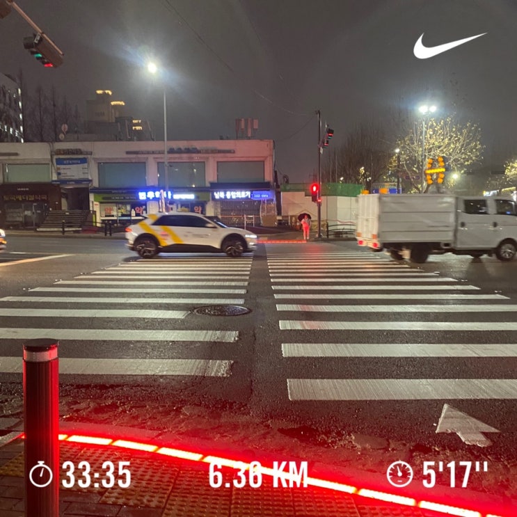  러닝로그_231215 우중런>영하런