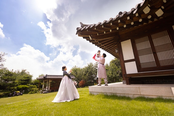  한옥스튜디오 한옥컨셉 아기 돌사진 너무 예뻤던 한옥스튜디오정성헌