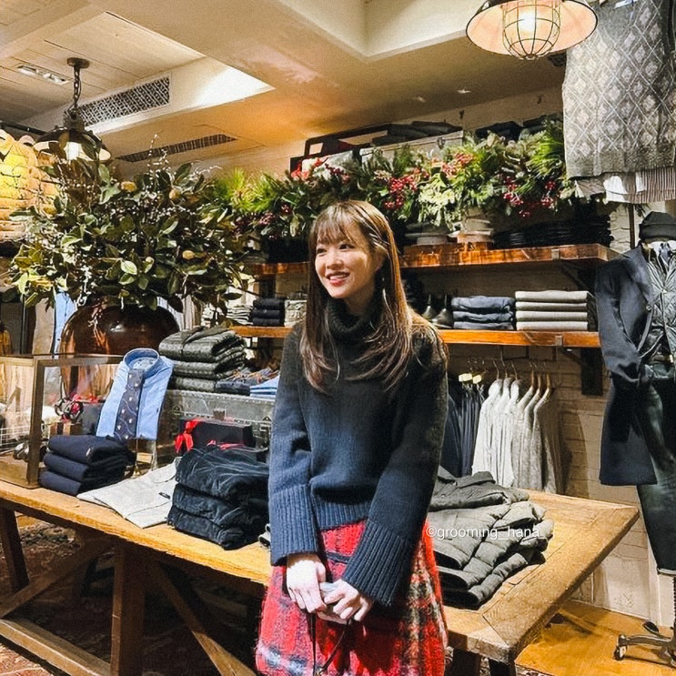  박보영 코디 분석, 폴로랄프로렌 터틀넥 여성 니트와 스커트 가격