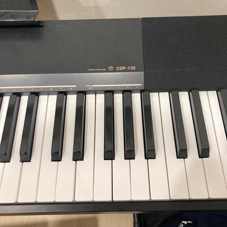  취미 작곡 아이폰과 키보드 건반 연결 GarageBand 가라지밴드 마스터키보드 CASIO CDP-130 USB B type A to B