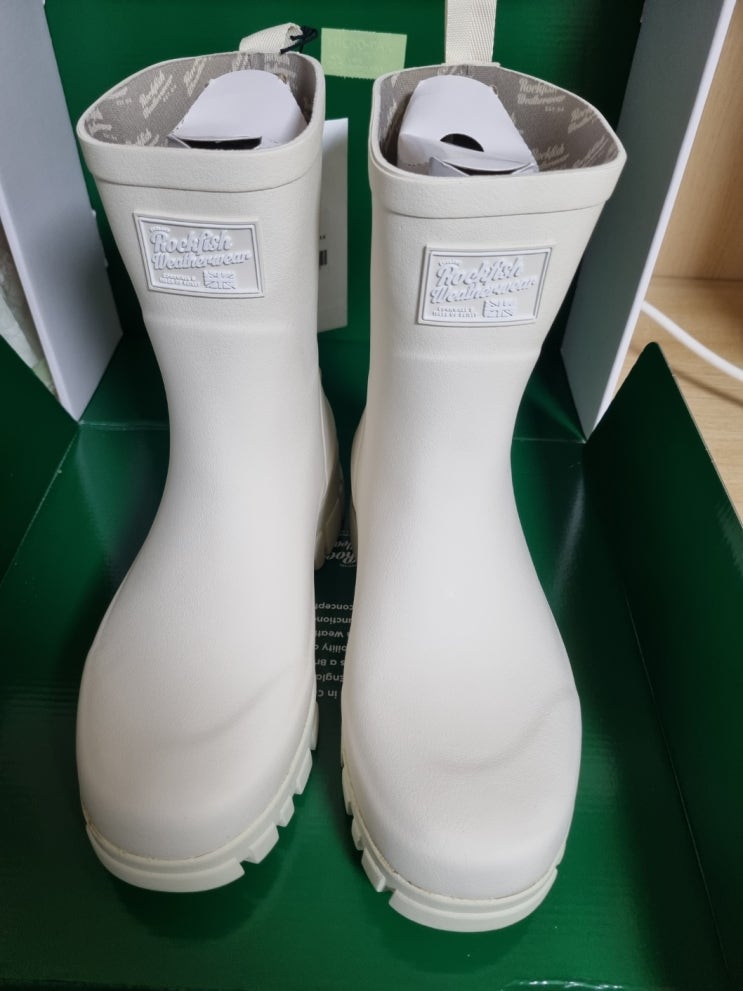  예쁘고 귀여운 여성레인부츠 추천, 락피쉬웨더웨어 장마 FLATFORM 미들사이즈