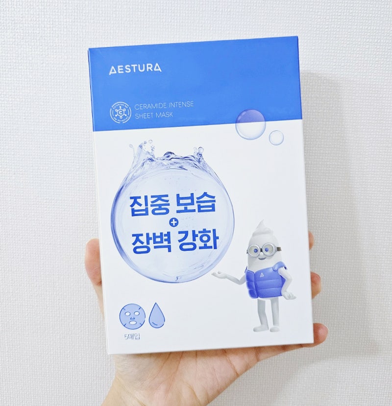 건성 피부 수분 관리 수면팩 / 에스트라 세라마이드 인센트 시트 마스크팩