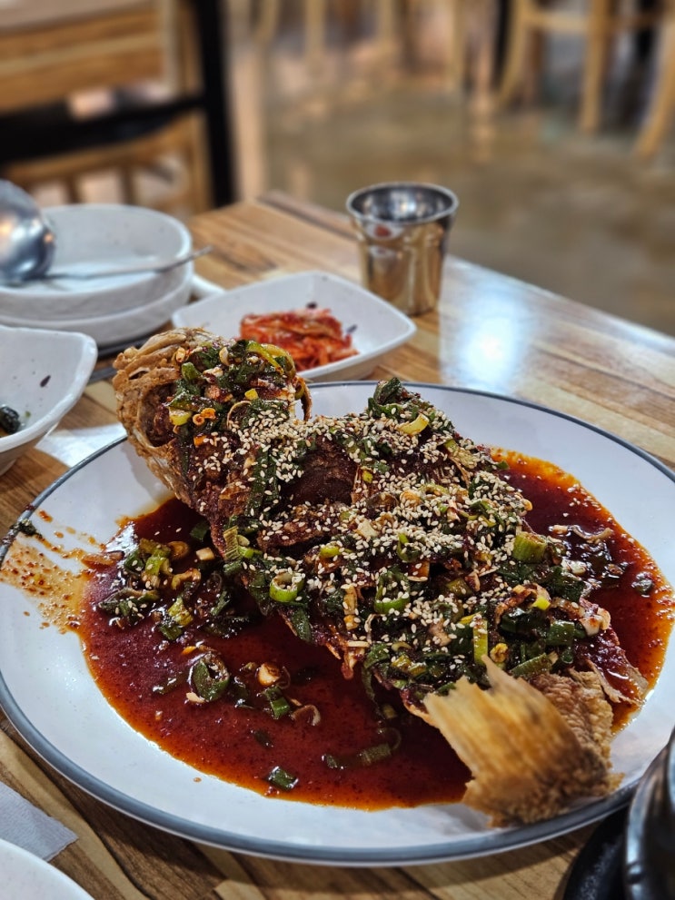  제주 구좌 맛집_민경이네 어등포식당(월정리) 우럭튀김, 전복죽