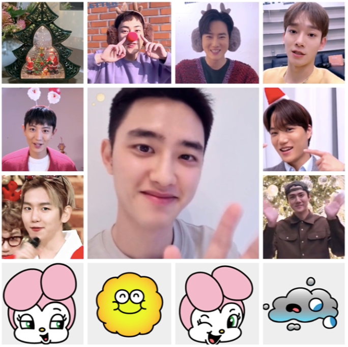 [D.O.] 1136. 'First Snow' Ranks 2nd, D.O. Bubble, EXO Pink Christmas & Sehun's Solitary Chatroom and First Snow Challenge
