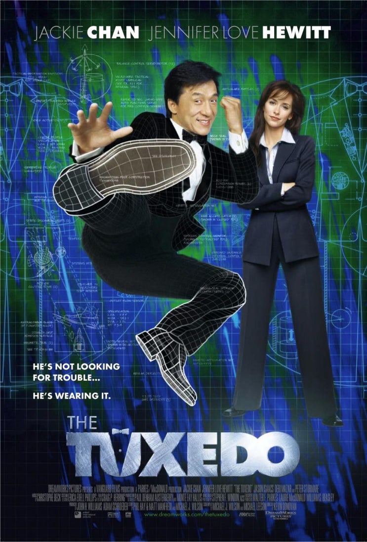  턱시도(2002) - 할리우드 SF 코미디와 성룡의 액션의 부조화(不調和)