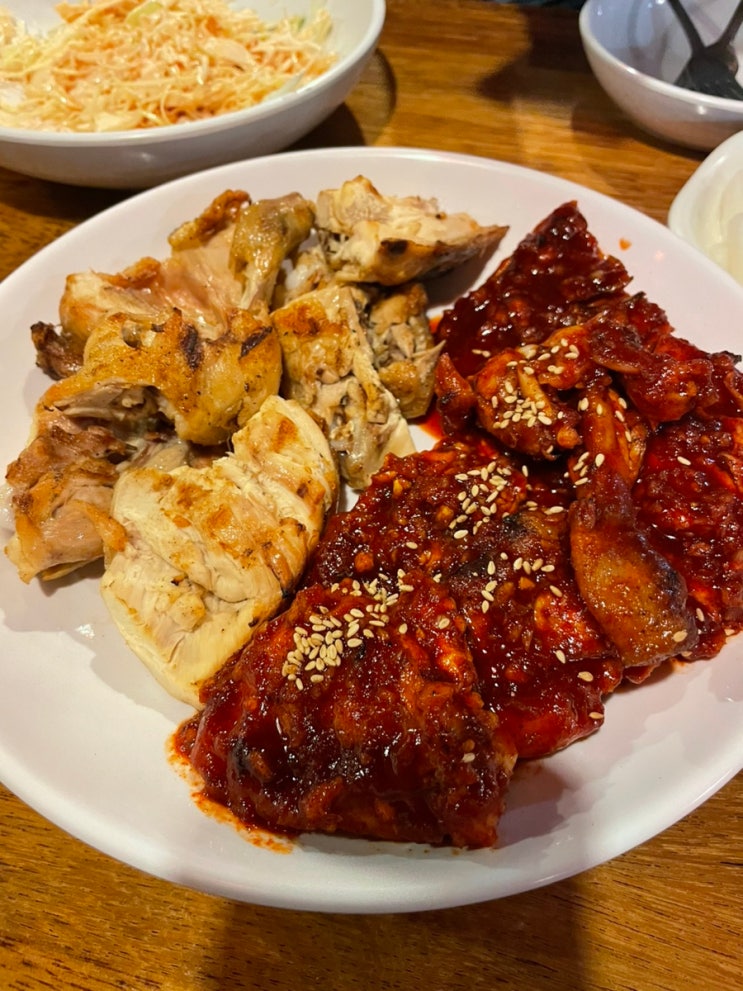  금강바베큐 :: 신논현역 숯불 치킨에 맥주 모임하게 좋은 곳