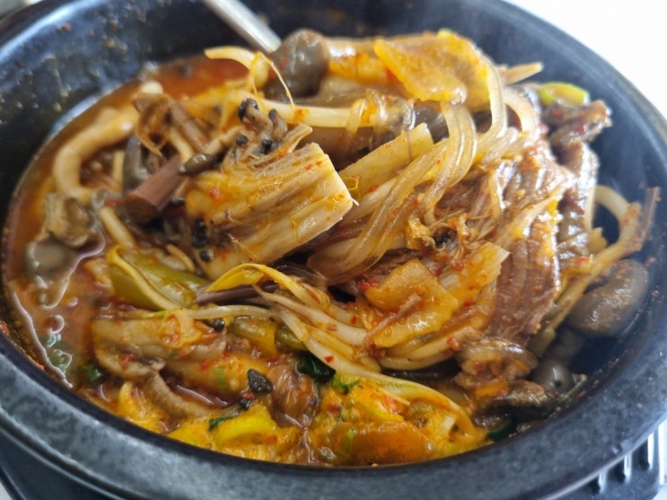  속재료가 풍부한 전통육개장 맛집 서구 탄방동 한식 진미면옥